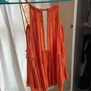 Orange Free People Top